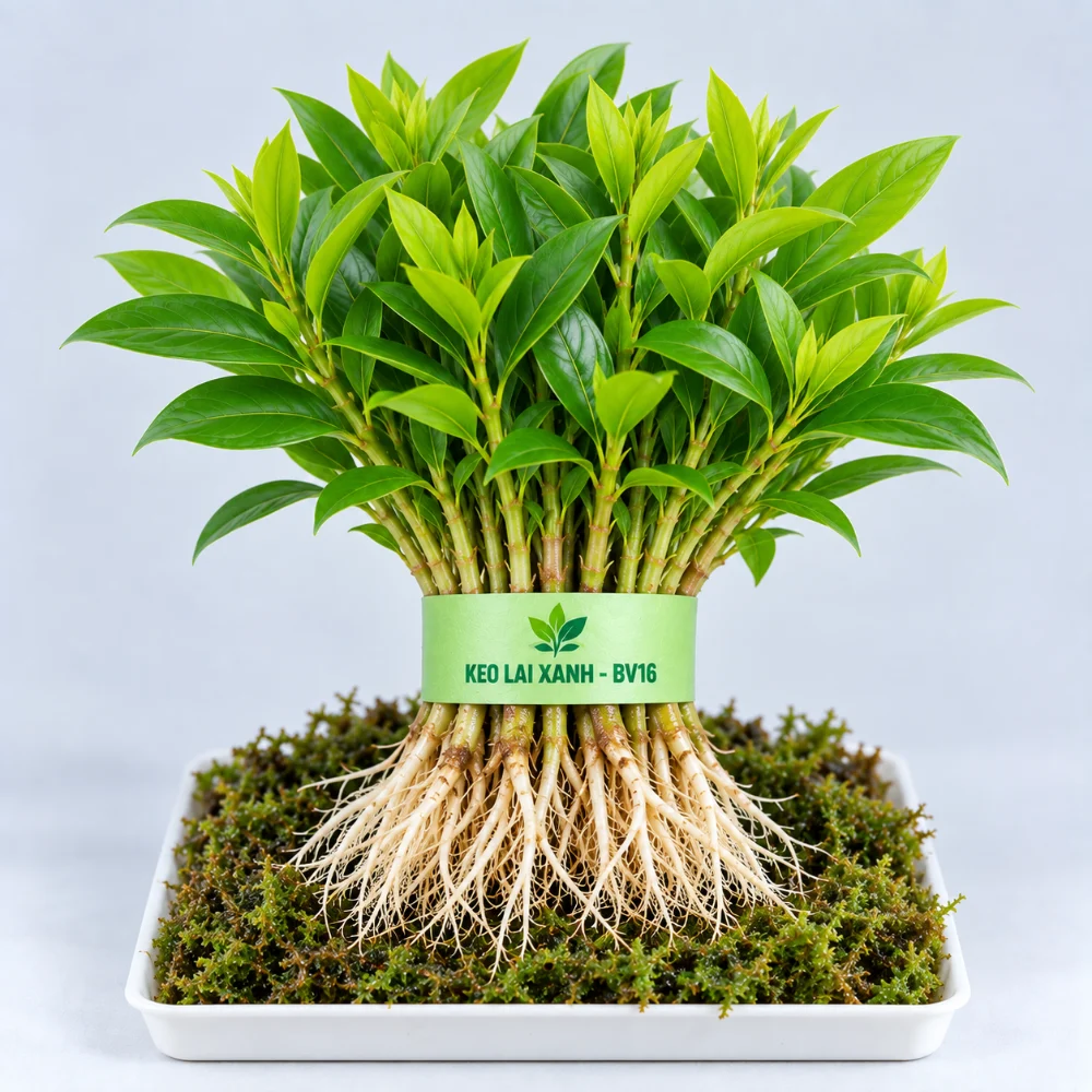 Mầm keo lai mô BV16 rễ trần